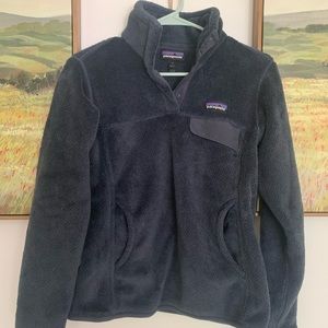 Navy Patagonia Snap-T Pullover